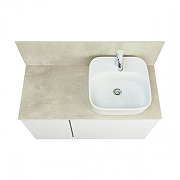 Столешница под раковину Aquaton Мишель 100 1A277303MIX40 с панелью Бежевая-1