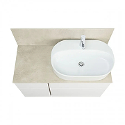 Столешница под раковину Aquaton Мишель 100 1A277303MIX40 с панелью Бежевая-2