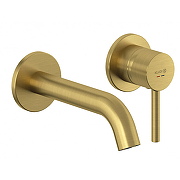 Смеситель для раковины Kludi Bozz 38244N076S Золото брашированное-1