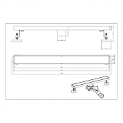 Душевой лоток Grocenberg 60 T600MG с решеткой Золото матовое / под плитку-3