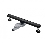 Душевой лоток Grocenberg 70 T700BL с Черной матовой решеткой / под плитку