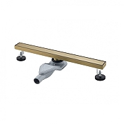 Душевой лоток Grocenberg 70 T700MG с решеткой Золото матовое / под плитку