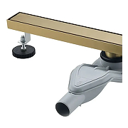 Душевой лоток Grocenberg 70 T700MG с решеткой Золото матовое / под плитку-2