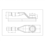 Душевой лоток Grocenberg 80 T800BG с решеткой Графит / под плитку-4