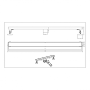 Душевой лоток Grocenberg 90 T900BL с Черной матовой решеткой / под плитку-3