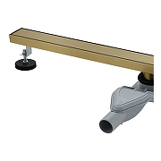 Душевой лоток Grocenberg 80 T800MG с решеткой Золото матовое / под плитку-2