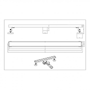 Душевой лоток Grocenberg 80 T800NK с решеткой Никель / под плитку-3
