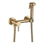 Гигиенический душ со смесителем Grocenberg GB103N-MG Золото матовое-1