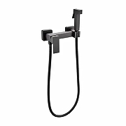 Гигиенический душ со смесителем Grocenberg GB101NBL Черный матовый