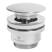 Донный клапан Grocenberg GB106CR click-clack Хром