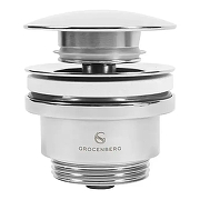 Донный клапан Grocenberg GB106CR click-clack Хром-1