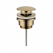 Донный клапан Grocenberg GB106MG click-clack Золото матовое