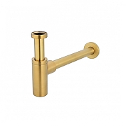 Сифон для раковины Grocenberg GB210GL Золото брашированное