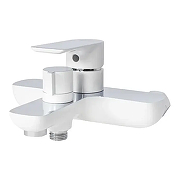 Комплект смесителей Grocenberg GB1009WC Белый Хром-1