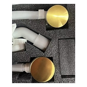 Слив-перелив Grocenberg GB230GL click-clack Золото брашированное-1