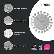 Коврик для ванной комнаты Iddis Decor 55 DTR01P5i12 Серый-8