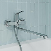 Смеситель для ванны Iddis Parker PARSB02i10WA универсальный Хром-2