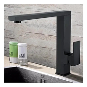 Смеситель для кухни Grocenberg GB4008BL Черный матовый-1