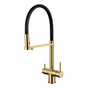 Смеситель для кухни Grocenberg GB4095MG Золото матовое