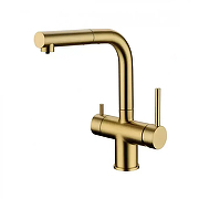 Смеситель для кухни Grocenberg GB4097MG Золото матовое