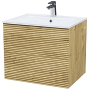 Тумба с раковиной Iddis Bild 60 BIL60V0i95K подвесная Дуб светлый-1