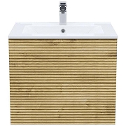 Тумба с раковиной Iddis Bild 60 BIL60V0i95K подвесная Дуб светлый-2