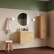 Тумба с раковиной Iddis Bild 60 BIL60V0i95K подвесная Дуб светлый-4