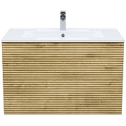 Тумба с раковиной Iddis Bild 80 BIL80V0i95K подвесная Дуб светлый