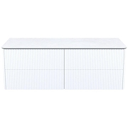 Тумба под раковину Iddis Aiger 120 AIG12W1i95K подвесная Белая матовая-2