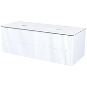 Тумба под раковину Iddis Aiger 120 AIG12W0i95K подвесная Белая матовая-1