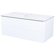 Тумба под раковину Iddis Aiger 100 AIG10W0i95K подвесная Белая матовая-1