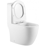 Унитаз моноблок CeramaLux TR2176MN Белый глянцевый с сиденьем Микролифт-2