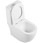 Унитаз моноблок CeramaLux TR2176MN Белый глянцевый с сиденьем Микролифт-3