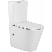 Унитаз биде CeramaLux 2179-BD Белый глянцевый с бачком и сиденьем Микролифт-1