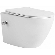 Унитаз биде CeramaLux 2196-BD подвесной Белый глянцевый с сиденьем Микролифт