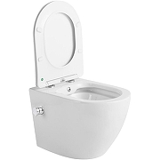Унитаз биде CeramaLux 2196-BD подвесной Белый глянцевый с сиденьем Микролифт-2