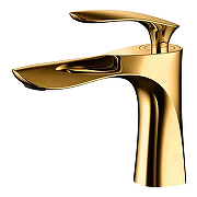 Смеситель для раковины Grocenberg GB2001GO Золото