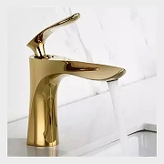 Смеситель для раковины Grocenberg GB2001GO Золото-1