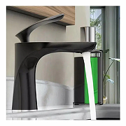 Смеситель для раковины Grocenberg GB2001BL Черный матовый-1