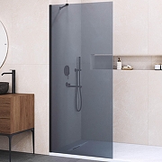 Душевая перегородка RGW Walk In WA-102B 80 351010208-34 профиль Черный стекло тонированное