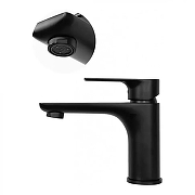 Смеситель для раковины Grocenberg GB2009BL Черный матовый-2