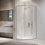 Душевой уголок RGW Passage PA-86S 90х90 38088699-111 профиль Сатин стекло прозрачное