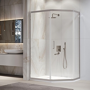 Душевой уголок RGW Passage PA-86S 100х90 38088690-111 профиль Сатин стекло прозрачное