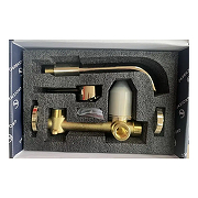 Смеситель для раковины Grocenberg GB511GO Золото-5