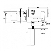 Смеситель для раковины Grocenberg GB599CR Хром-4