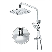 Душевая система Grocenberg GB7010WC Белая Хром-4