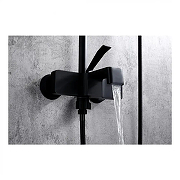 Душевая система Grocenberg GB7090BL Черная матовая-4