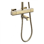 Душевая система Grocenberg GB7005MG с термостатом Золото матовое-8