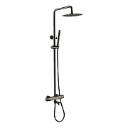 Душевая система Grocenberg GB7005BG с термостатом Графит