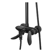 Душевая система Grocenberg GB7001BL Черная матовая-2